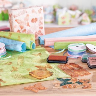 Instructions: Customized wrapping paper