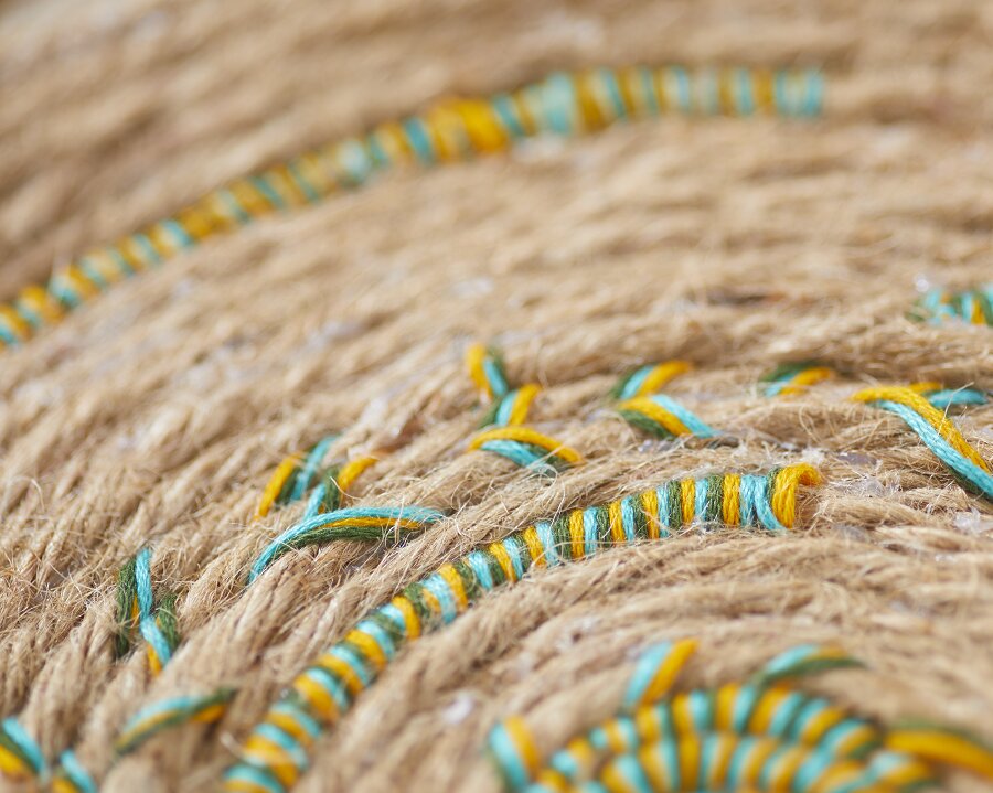 Untersetzer aus Sisalkordel