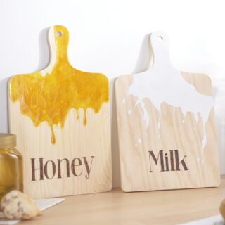 Bettchen mit Brandmalerei