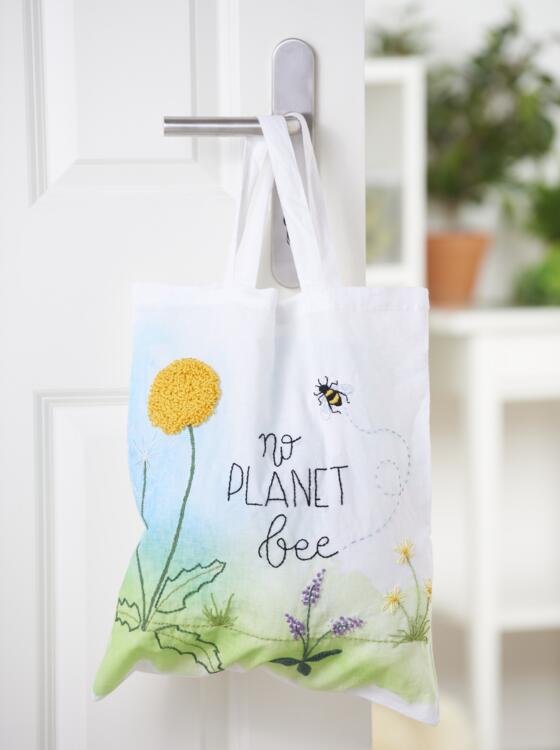 Baumwolltasche sticken