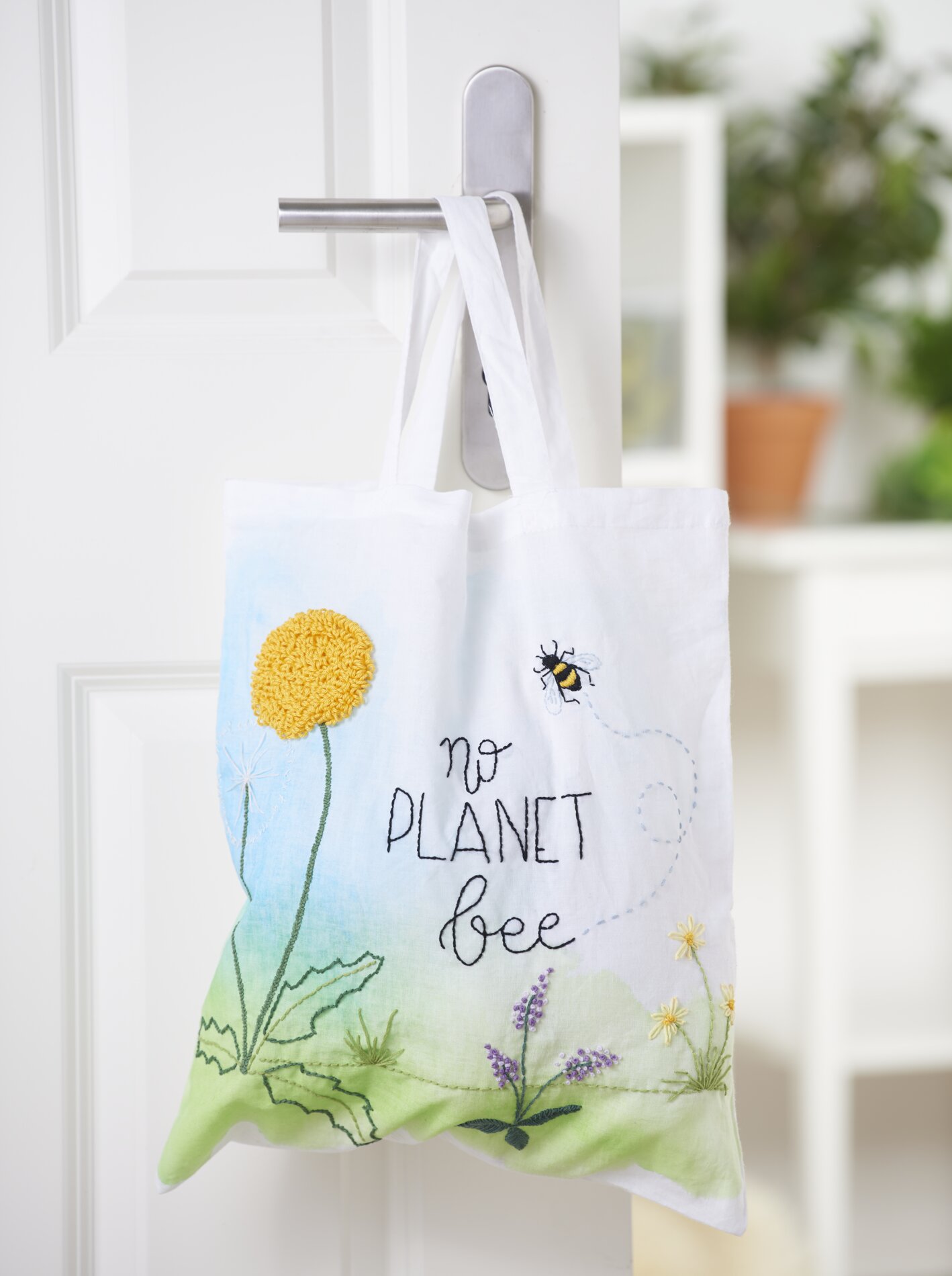 Baumwolltasche sticken