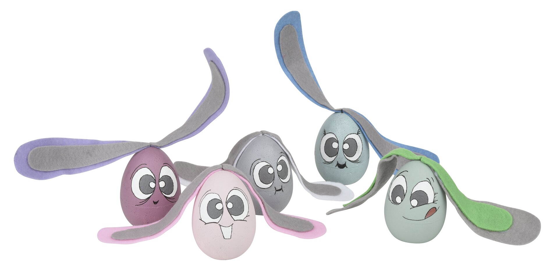 vbs Kreativset witzige Styroporhasen