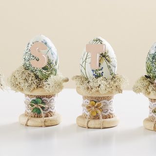 Natürliche Osterdekoration