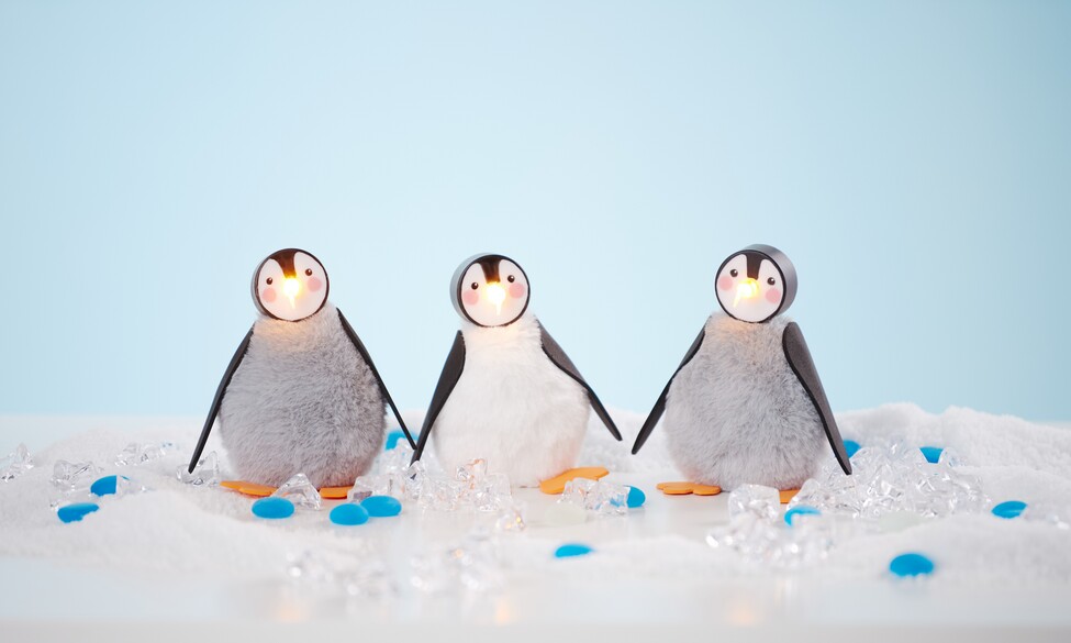 led teelicht pinguin