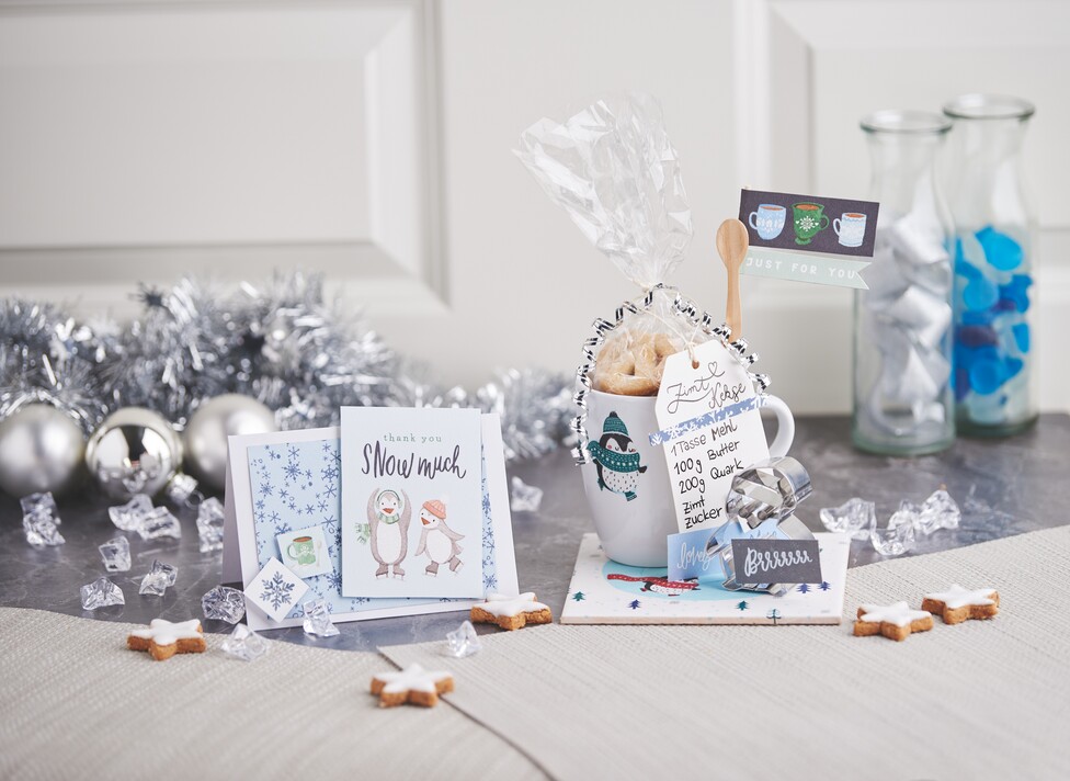 geschenkset mit serviettentechnik