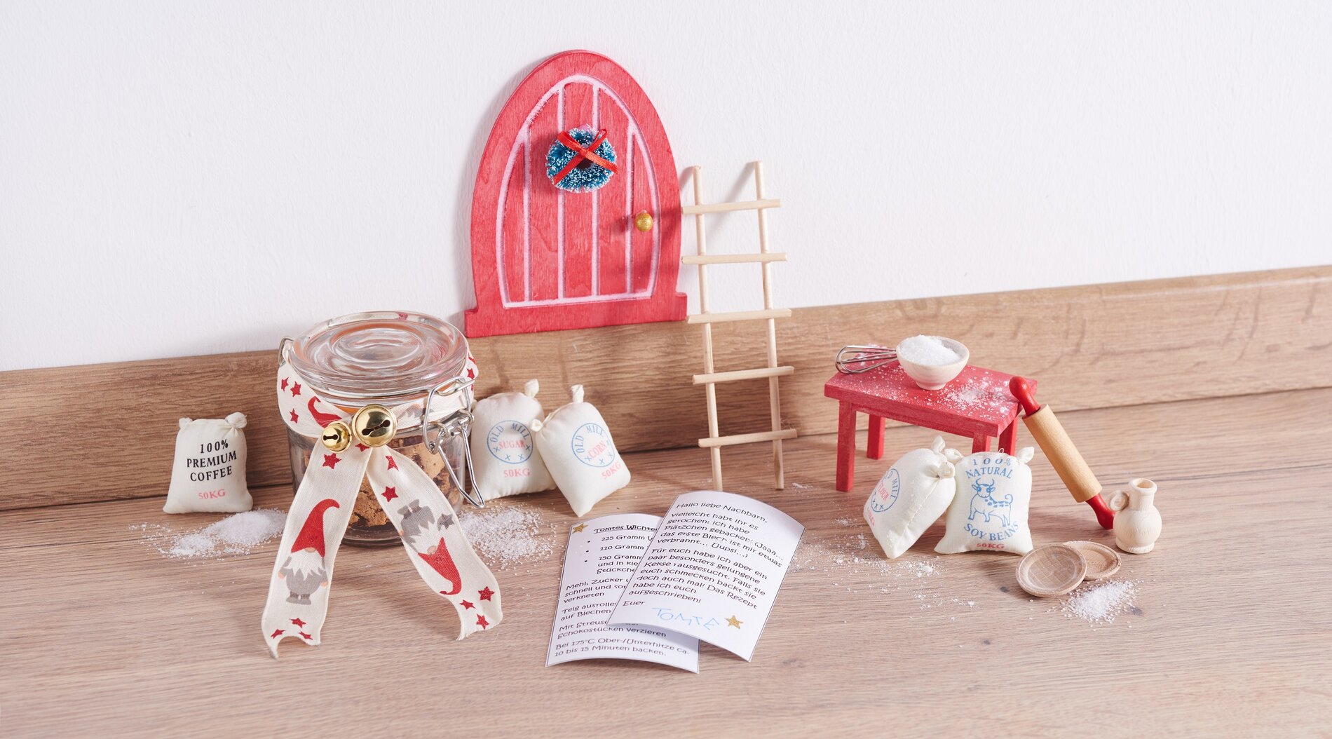 Wichteltür-Geschichte Teil 2 - Tomte backt Kekse