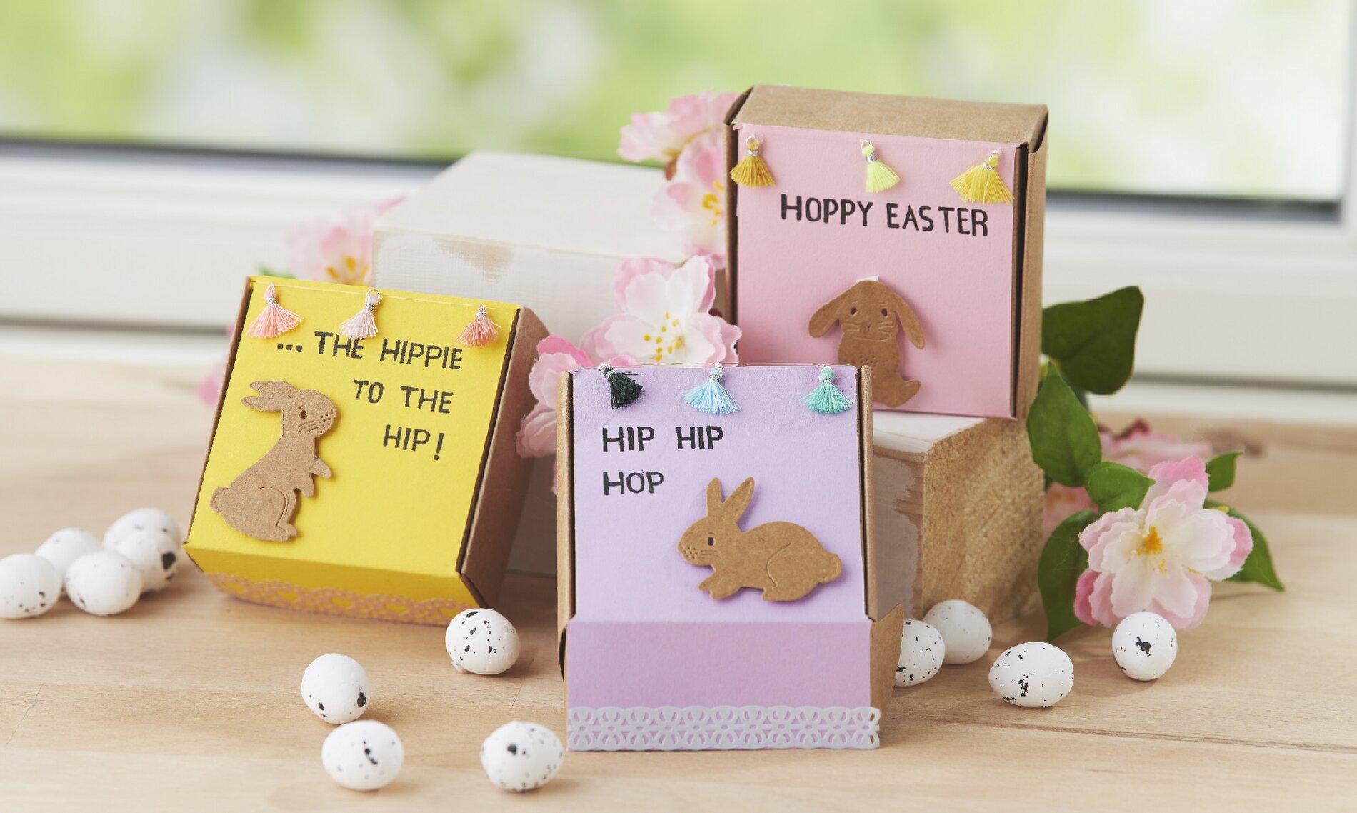 Österliche Geschenkschachteln