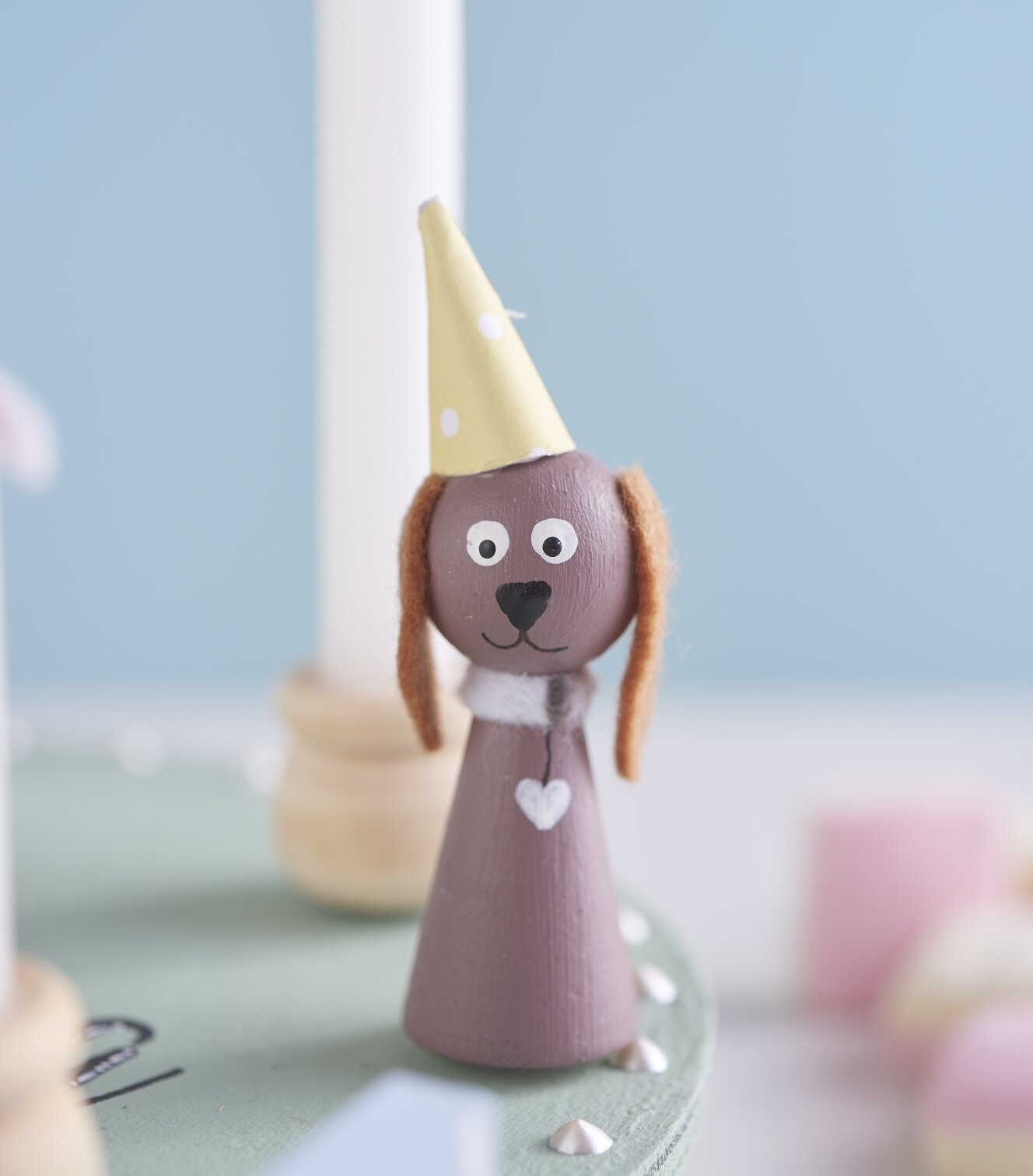 Geburtstagsteller Hund