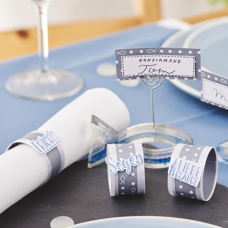 DIY Serviettenringe aus Papier 