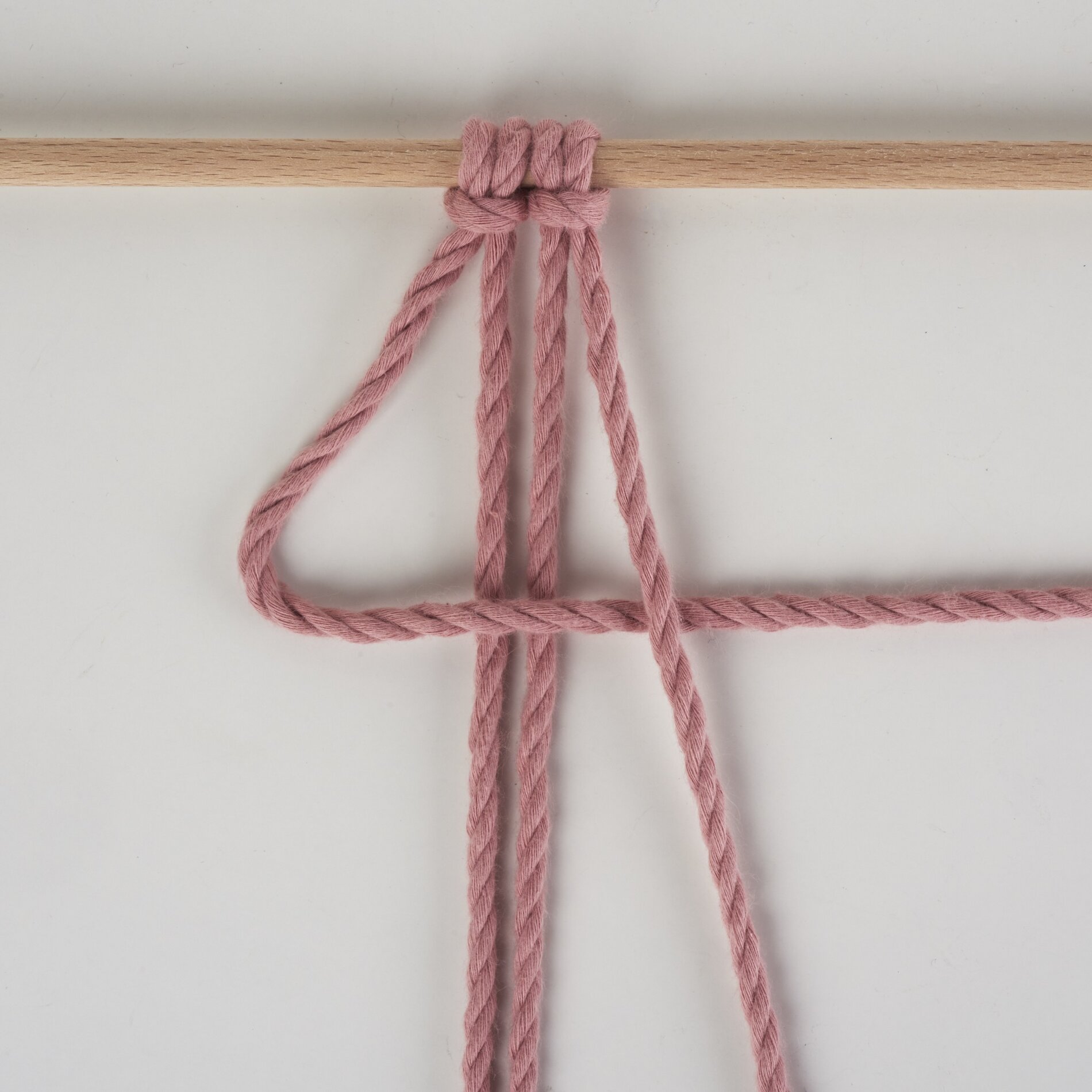 Spiralknoten rechts gedreht 1