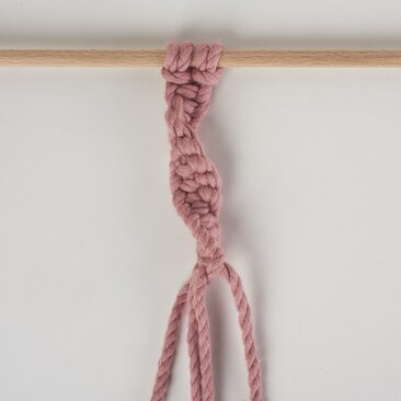 Spiralknoten nach rechts gedreht 4