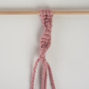 Spiralknoten nach links gedreht 4