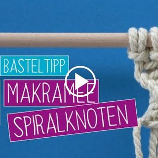 VBS Spiralne węzły makramy z końcówkami rzemieślniczymi