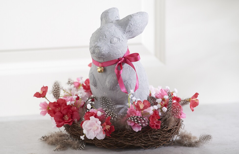 Osternest mit Osterhase