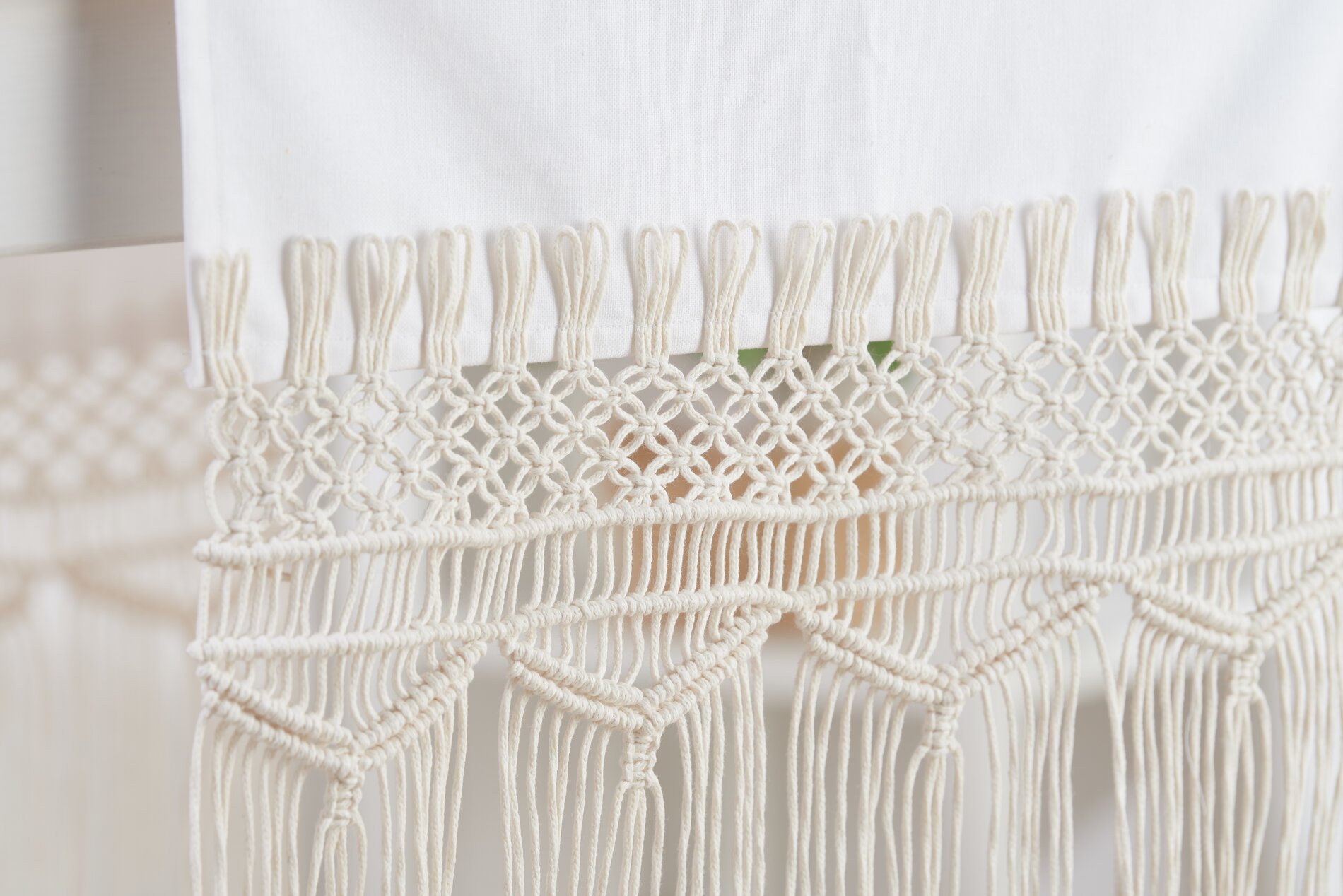 makramee tischläufer