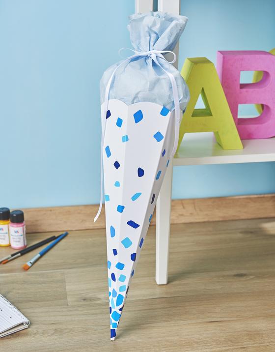 Geschwister-Schultüte basteln