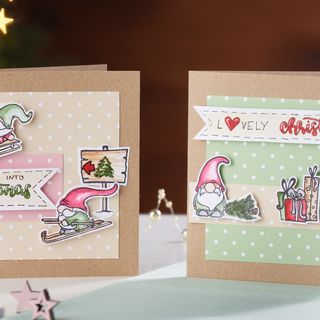 Weihnachtskarten gestalten 