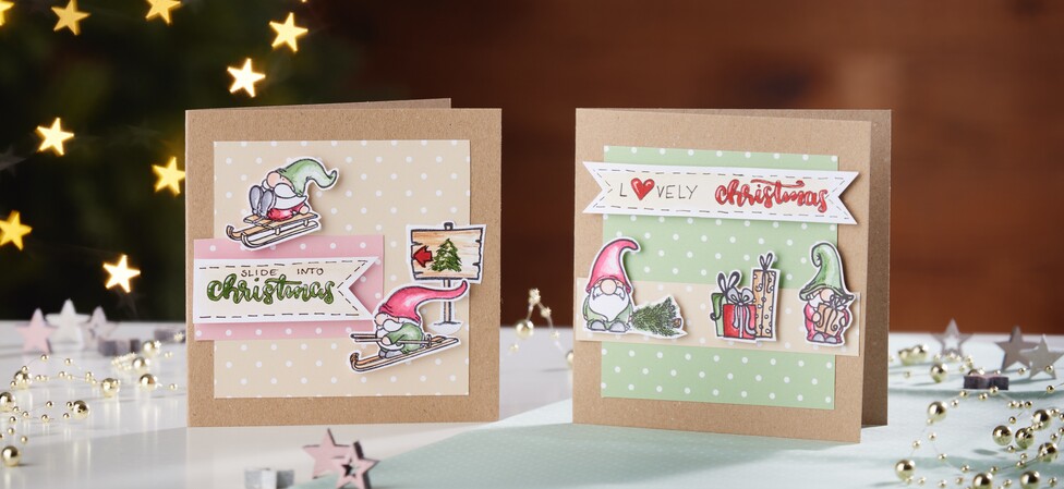 Weihnachtskarten gestalten 