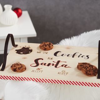 Tablett Brandmalerei