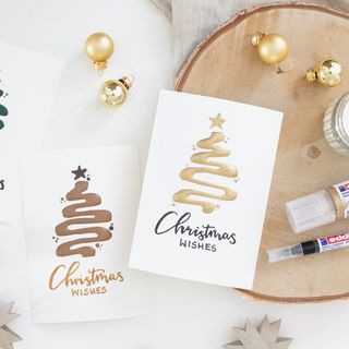 Weihnachtskarten mit 3D-Effekt gestalten