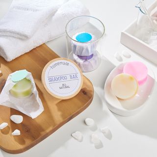 Bunte Shampoo Bars