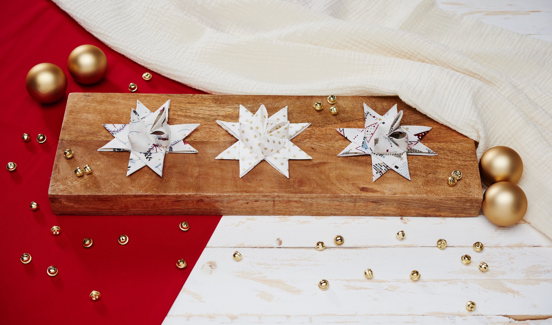 fröbelstern aus stoff