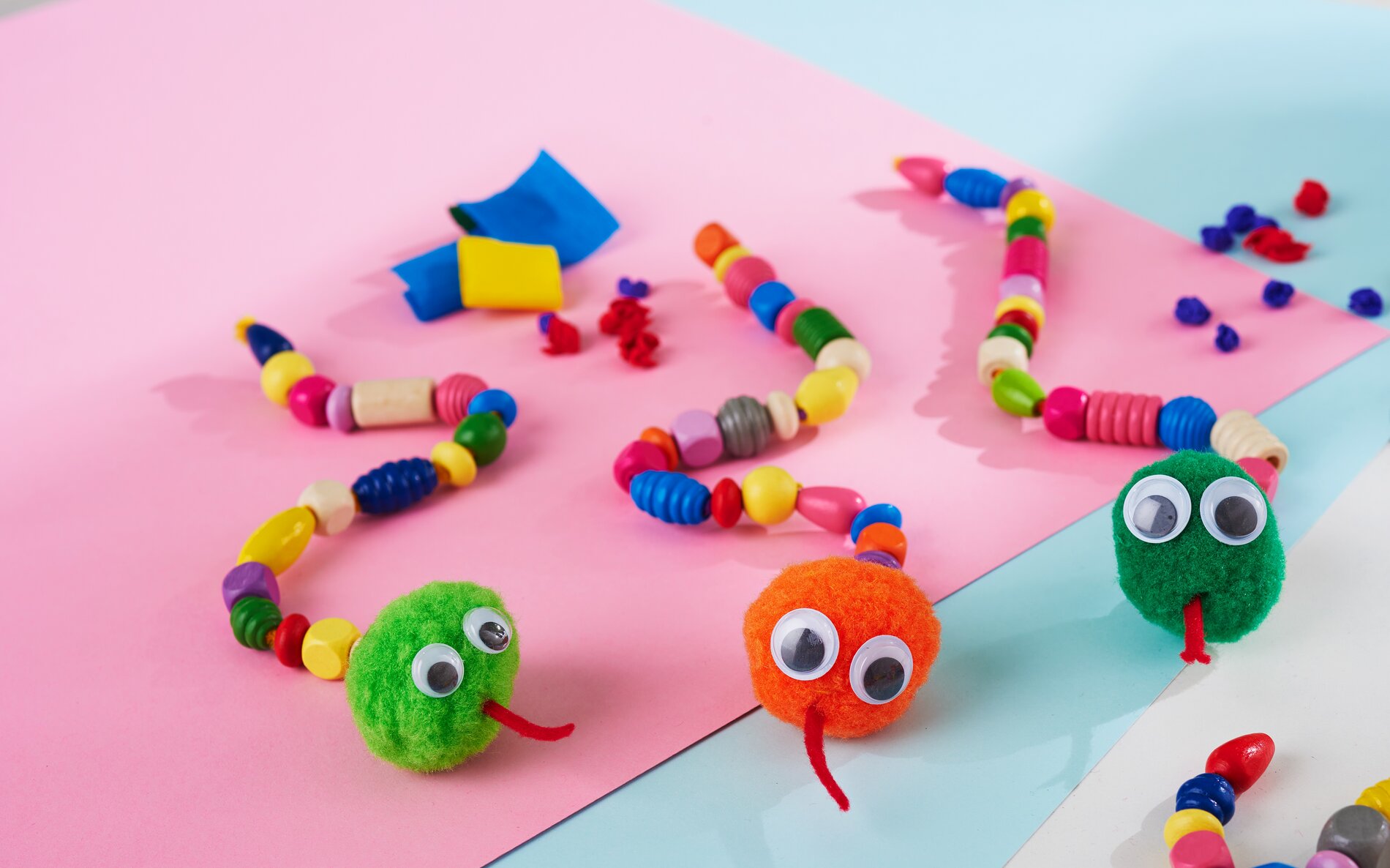 schlangen aus perlen