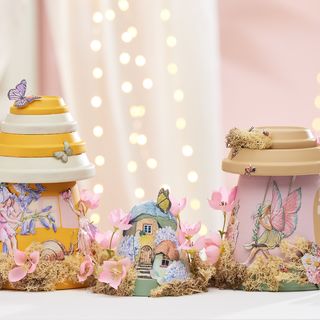  Feenhäuser aus Terrakottatöpfen