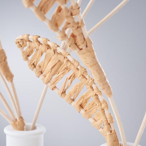 blätter aus raffiabast