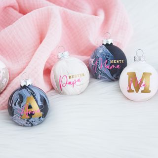 weihnachtskugeln marmorieren und plotten