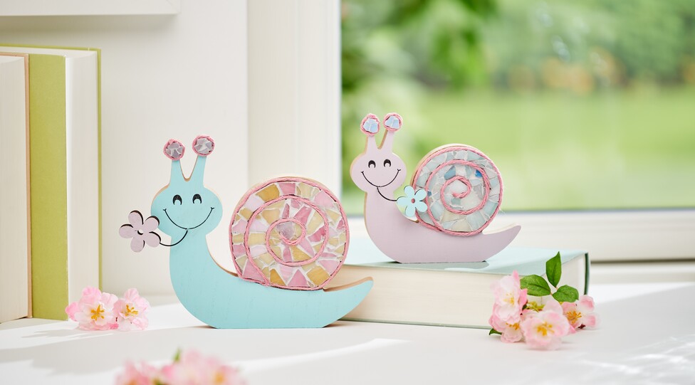 Schnecken mit Bruchmosaik