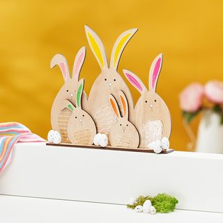 Gestaltung einer Hasenfamilie