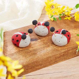 Modellierte Marienkäfer