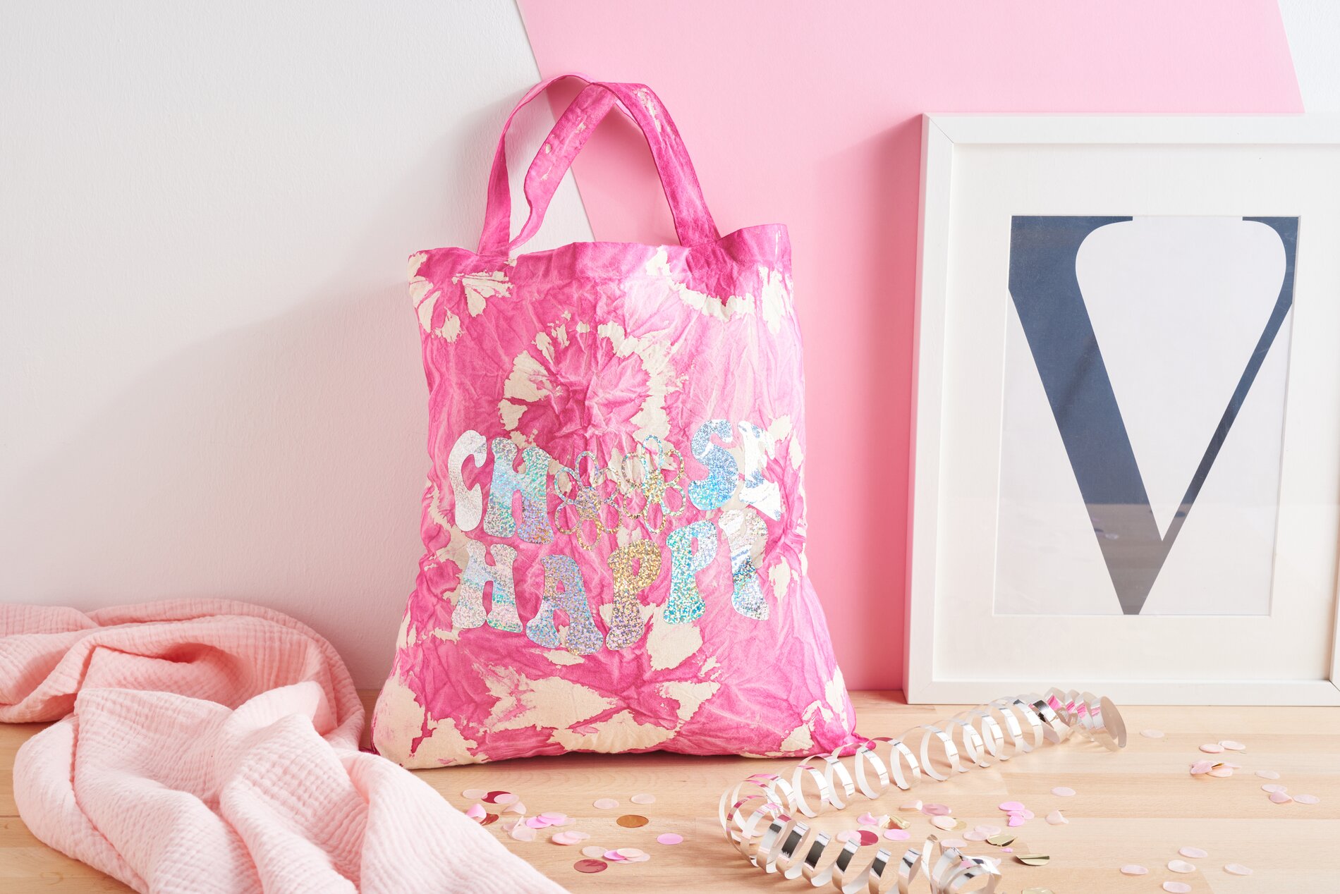 Tasche batiken und plotten