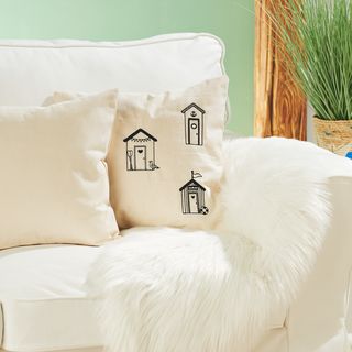 Embroider a nautical cushion