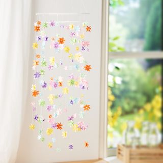 Colorful flower mobil&eacute;