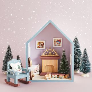 Miniaturowa scena domowa