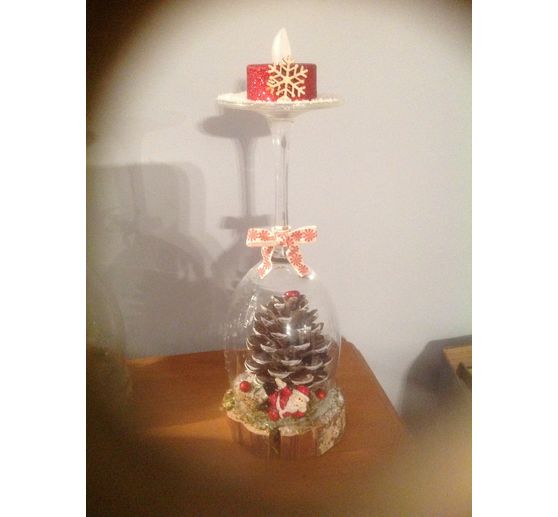 42_Crealine_Bougeoir cloche de No&euml;l