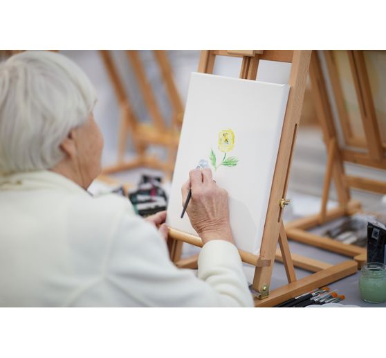 Keilrahmen auf Staffelei Workshop