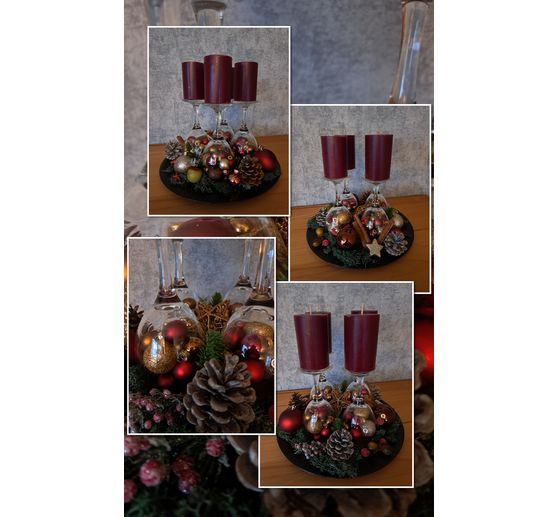 265_Stephi's Kreativst&uuml;bchen_Gem&uuml;tliches Weinglasgesteck in rot