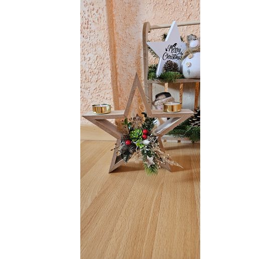 299_Sylvie's kleine Bastelstube_Stern Teelichhalter