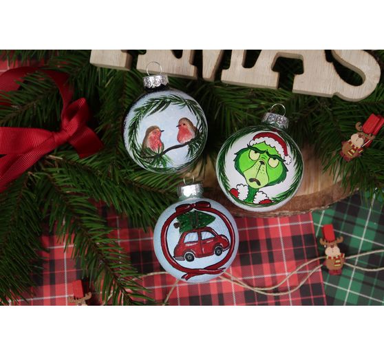 304_Between.Pens.and.Pages_Bemalte Weihnachtsbaum-Kugeln