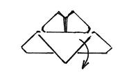 Anleitung Origami Schmetterling Schritt6 Schmetterling falten Schritt 6