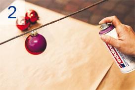 Spr&uuml;hlack, spray edding Weihnachten Anleitung