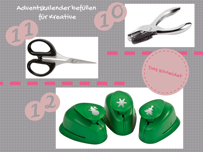 Adventskalender f&uuml;llen f&uuml;r Bastler und Kreative