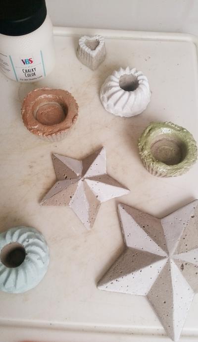 Beton mit Kreidefarben anmalen Beton für Kreative Kreidefarbe