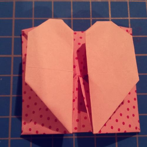 Origami Anleitung Herz Schritt 23