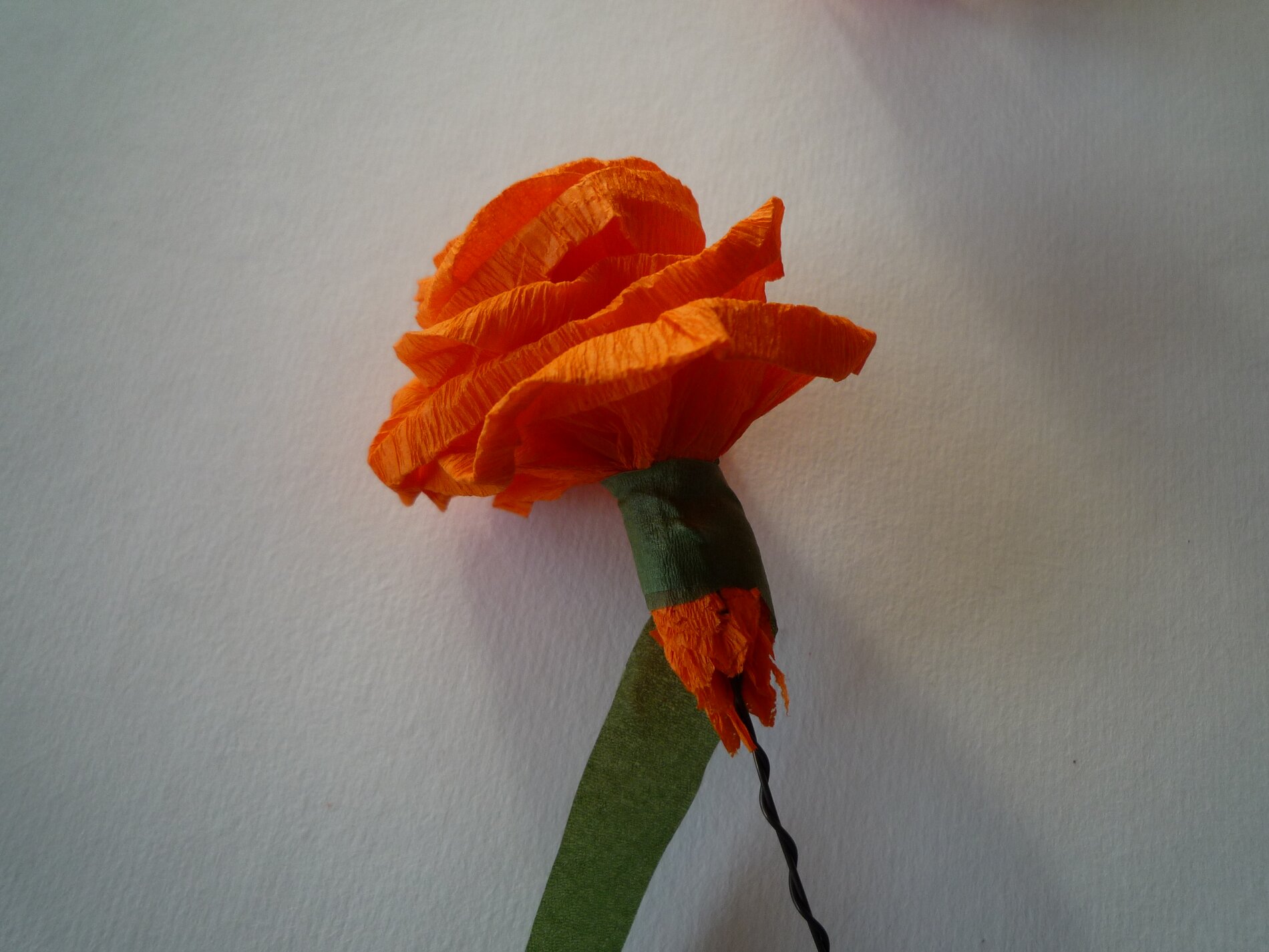 Papierblumen basteln