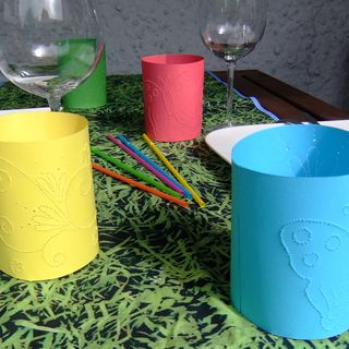 Tischlaterne basteln