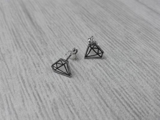 Ohrringe selber machen Beispiel schmuck selber machen mit Schrumpffolie